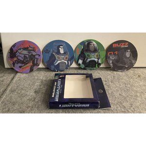6 Sets of 4 Disney /Pixar Buzz Lightyear Coasters New In Boxes  All Sets For 20.